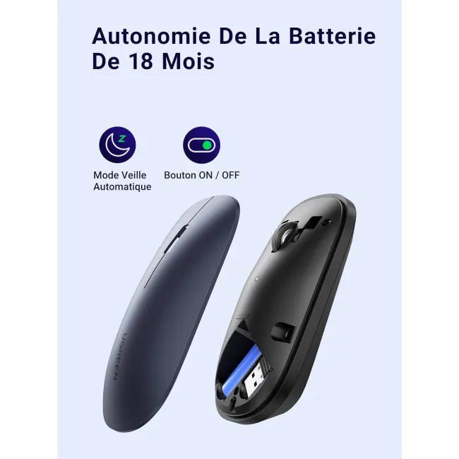 SOURIS SANS FIL 2.4GHZ UGREEN