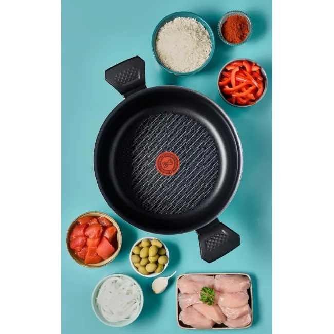 FAITOUT+COUV 24CM COOK NATURAL B5794602 TEFAL