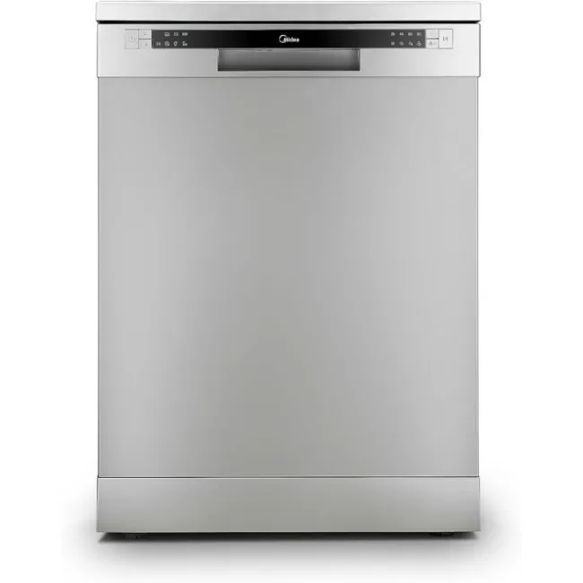 PACK LAVE VAISSELLE WQP13-5201C-8+LAVE LINGE MF100W80B/T SILVER MIDEA