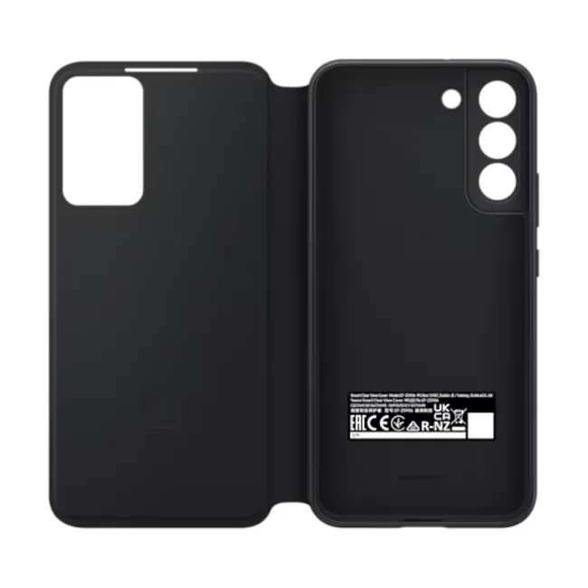ETUI SMART CLEAR VIEW COVER S22+ BLACK SAMSUNG