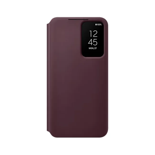ETUI SMART CLEAR VIEW COVER S22 BURGUNDY SAMSUNG