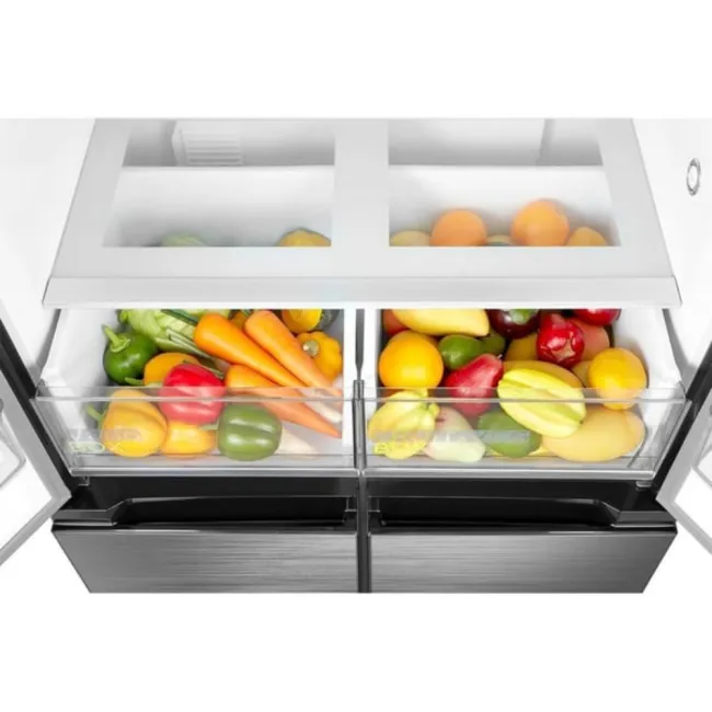 REFRIGERATEUR SIDE BY SIDE 4P 632L SILVER MIDEA