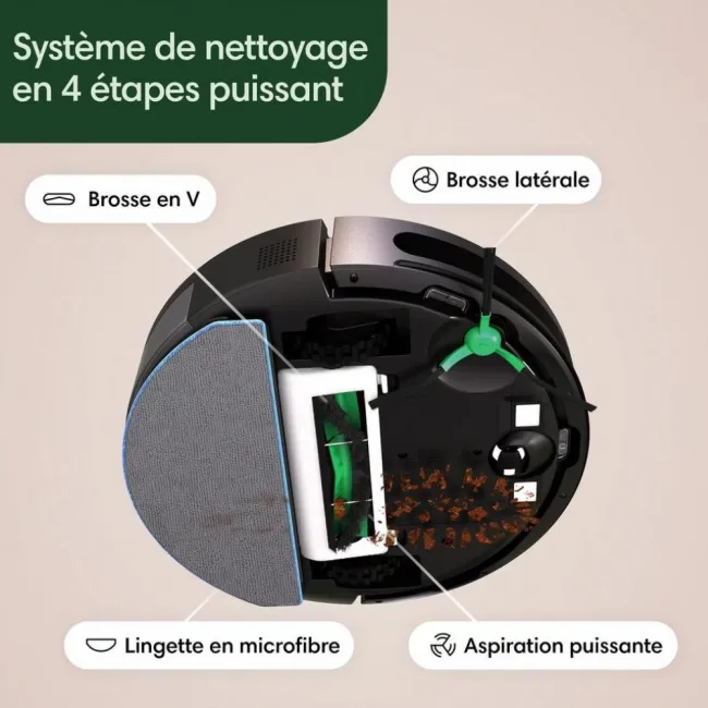 ASPIRATEUR NETTOYEUR IROBOT COMBO ESSENTIAL SMOKE