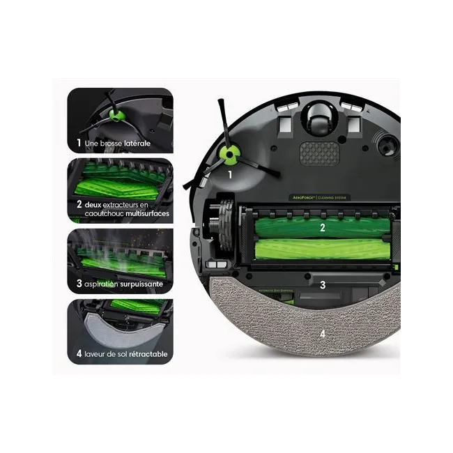 ASPIRATEUR NETTOYEUR IROBOT COMBO J9+