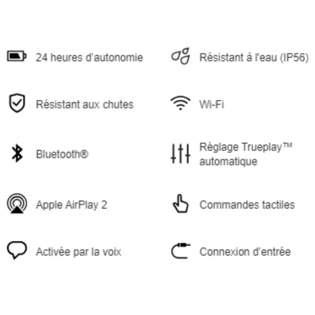 ENCEINTE MOVE 2 BLACK SONOS