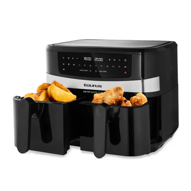FRITEUSE AIR FRY DIGITAL DUO 9L+PLANCHA GALEXIA MA9968447000 TAURUS