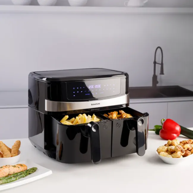 FRITEUSE AIR FRY DIGITAL DUO 9L+PLANCHA GALEXIA MA9968447000 TAURUS