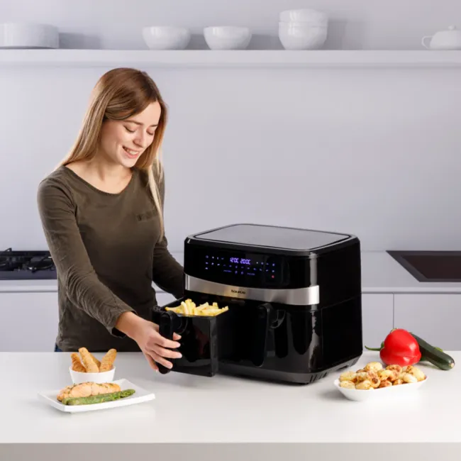 FRITEUSE AIR FRY DIGITAL DUO 9L+PLANCHA GALEXIA MA9968447000 TAURUS