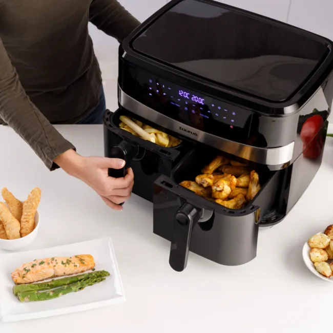 FRITEUSE AIR FRY DIGITAL DUO 9L+PLANCHA GALEXIA MA9968447000 TAURUS
