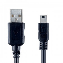 CABLE USB-A M- USB-MINI 5PIN M 2.0m BANDRIDGE