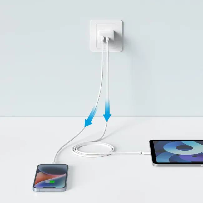 Anker 20W Wall Charger (2 Ports) White 194644167882