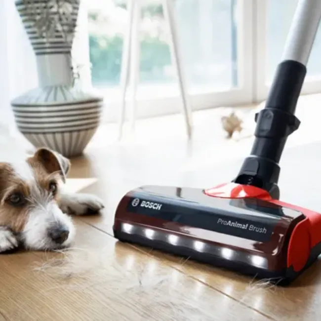 ASPIRATEUR RECHARGEABLE UNLIMITED 7 PROANIMAL ROUGE BOSCH