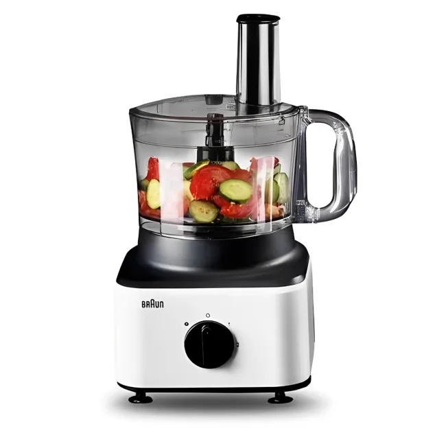 Robot multifonctions, 750 watts, 2,1 L, Blanc BRAUN