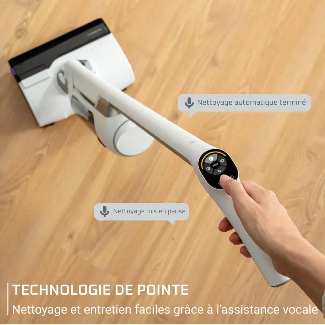 ASPIRATEUR LAVEUR SANS FIL WET & DRY X-CLEAN 10 BLC&SILV ROWENTA