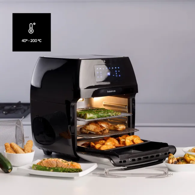 FRITEUSE AIR FRY DIGITAL GRILL 12L+HACHOIR MA9116015A QUICK600 TAURUS
