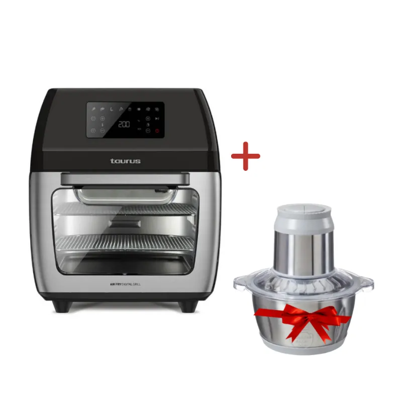 FRITEUSE AIR FRY DIGITAL GRILL 12L+HACHOIR MA9116015A QUICK600 TAURUS