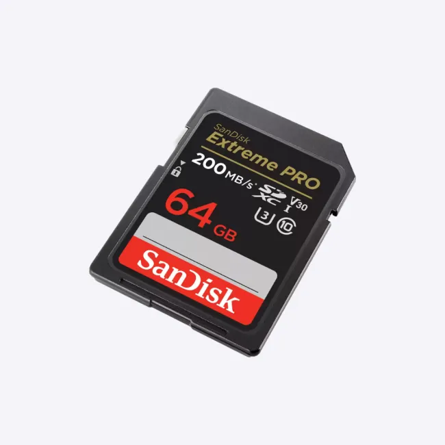 CARTE MEMOIRE SD EXTREME PRO 64GB SANDISK