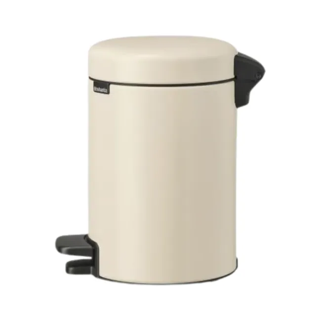 Poubelle à Pedale NewIcon 3L Bin soft beige BRABANTIA