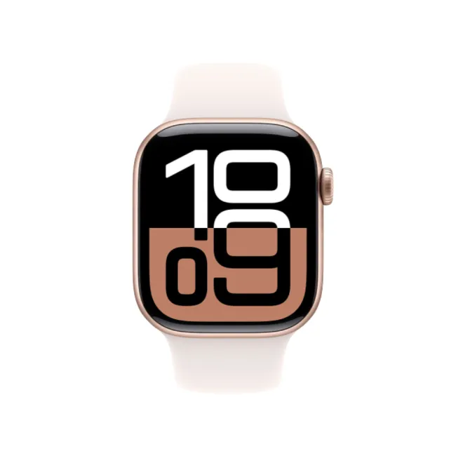 APPLE WATCH SERIES 10GPS 42mm Rose Gold Case with Sport Band S/M