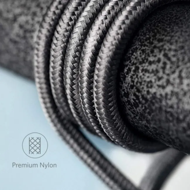 Anker Nylon USB-C to USB-A 2.0 Cable 10FT Black 194644187262