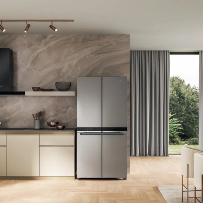 REFRIGERATEUR SIDE BY SIDE QUATRO TNF 620L INOX A+ WHIRLPOOL