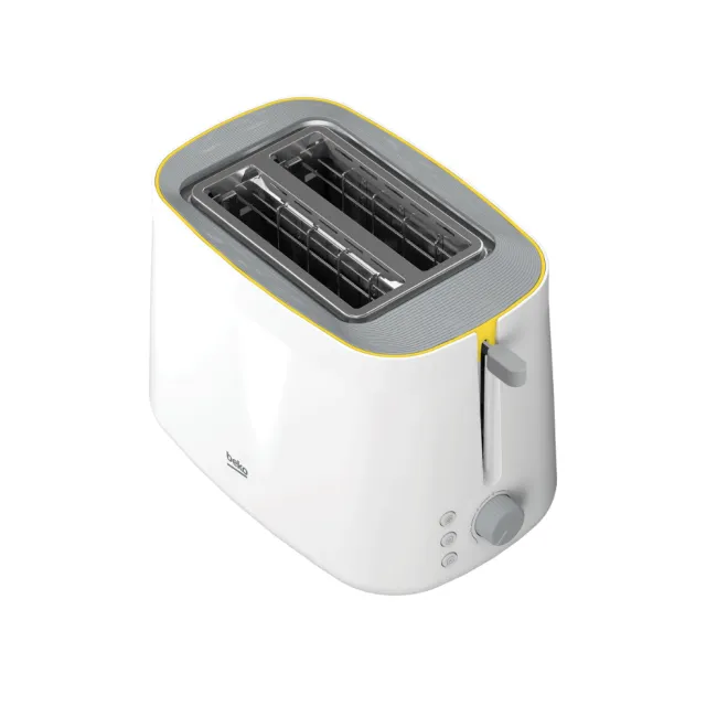GRILLE PAIN BLANC 2 FENTES 800W BEKO