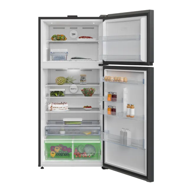 REFRIGERATEUR 2P NF 650L DARK INOX BEKO