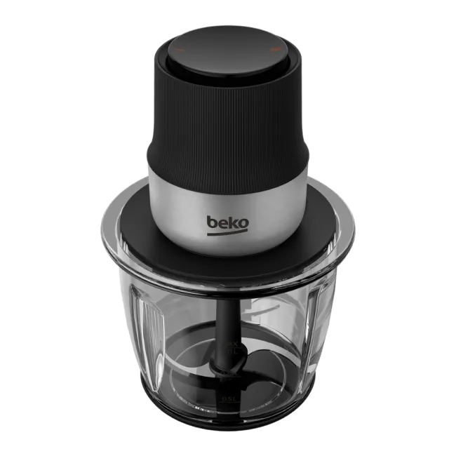 HACHOIR INOX BOL EN VERRE 1L 400W BEKO