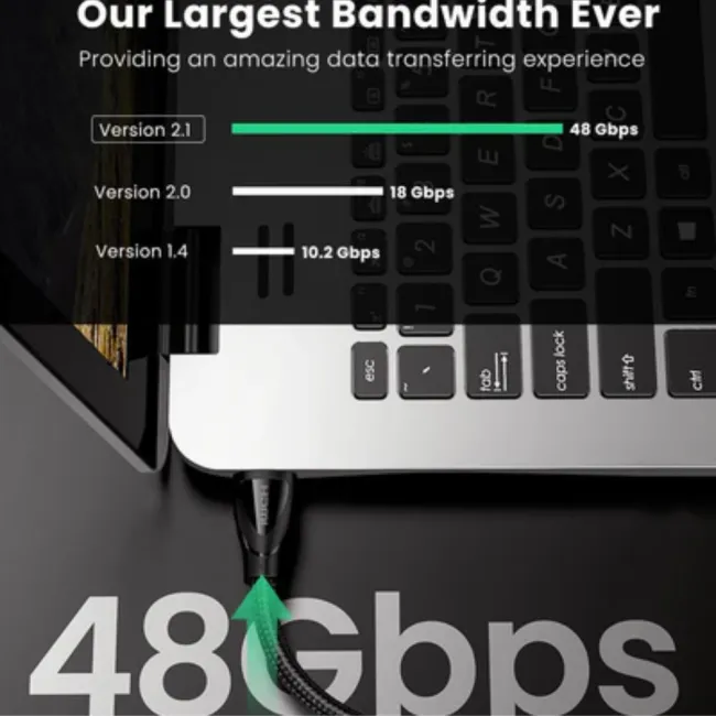 CABLE HDMI 2.1 MALE TO MALE 3M UGREEN