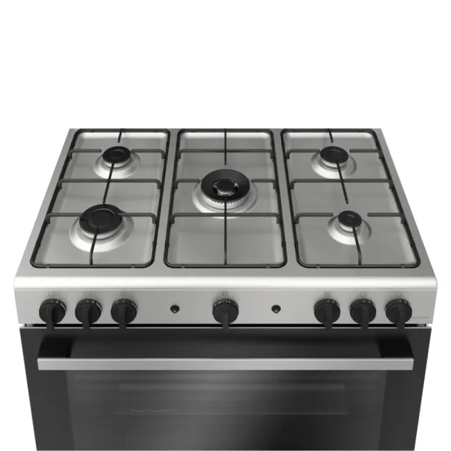 CUISINIERE AU GAZ 5F INOX BOSCH