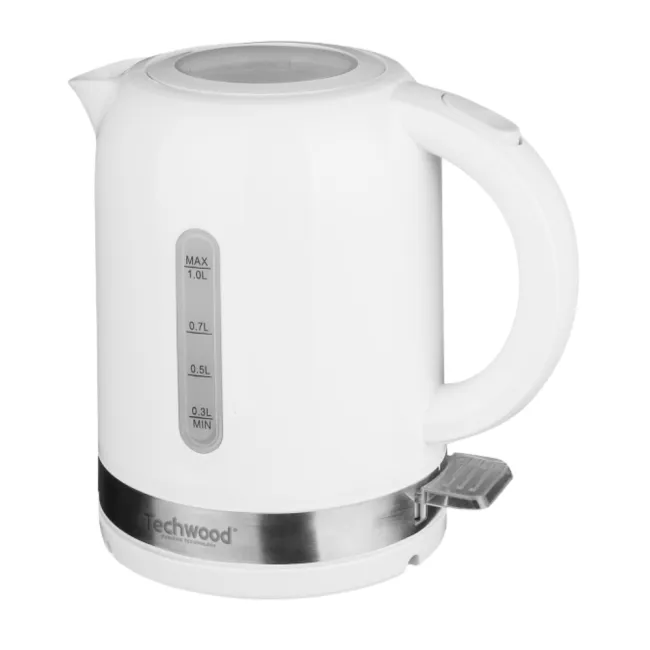BOUILLOIRE ELECTRIQUE BLANC 1L 1500W TECHWOOD
