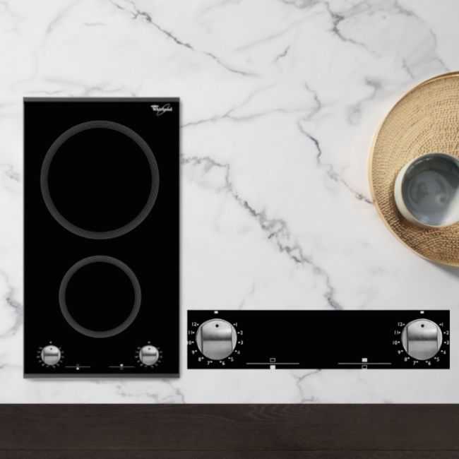 DOMINO- PLAQUE VITROCERAMIQUE 2 FOYERS RADIANTS WHIRLPOOL