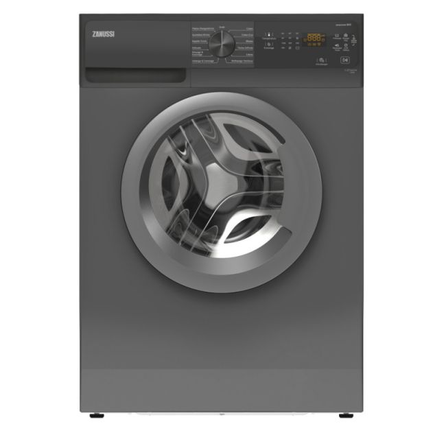 LAVE LINGE 8KG/1200TrsDARK SILVER ZANUSSI