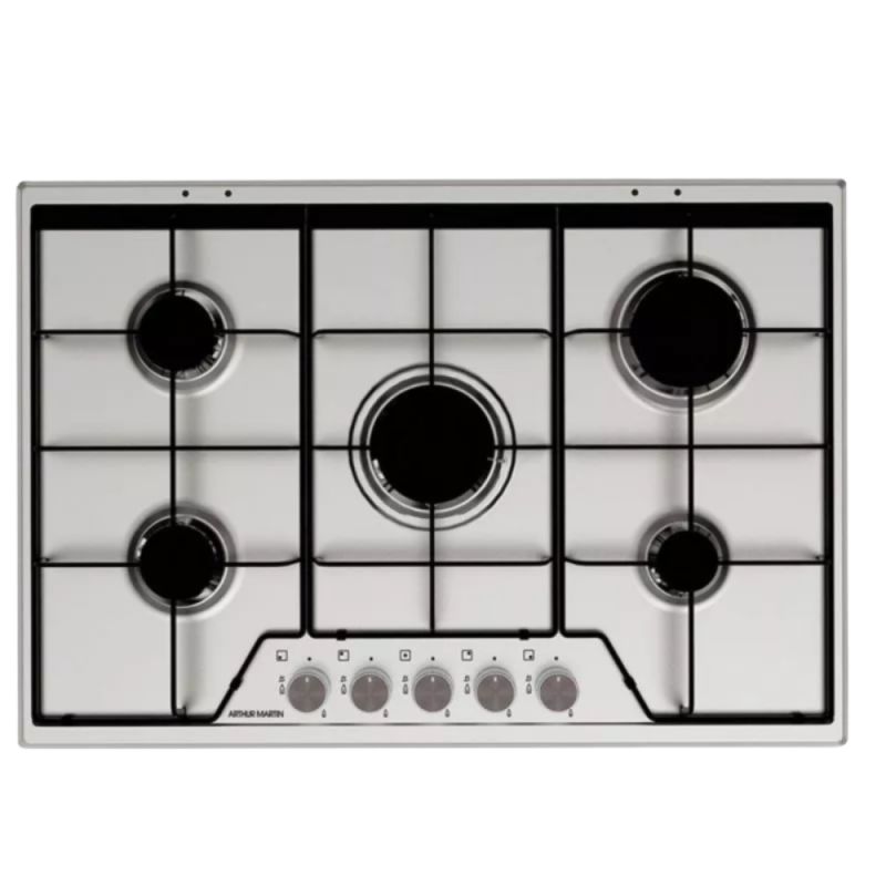 TABLE DE CUISSON 75 CM INOX 5F EN EMAIL ARTHUR MARTIN