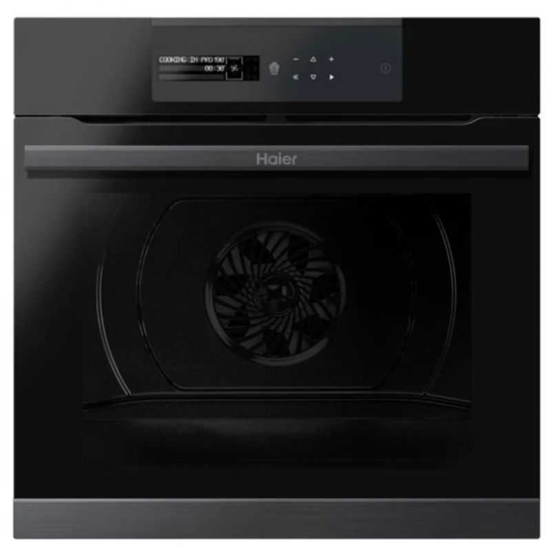 FOUR I-Message Série 4, 70L Noir Pyrolyse, 9 functions 33703166 HAIER