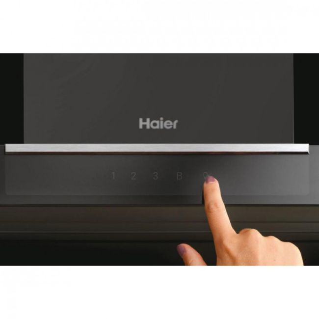 HOTTE CHEMINEE I-Clean série 4 Verre Noir 90 cm A+36901629 HAIER
