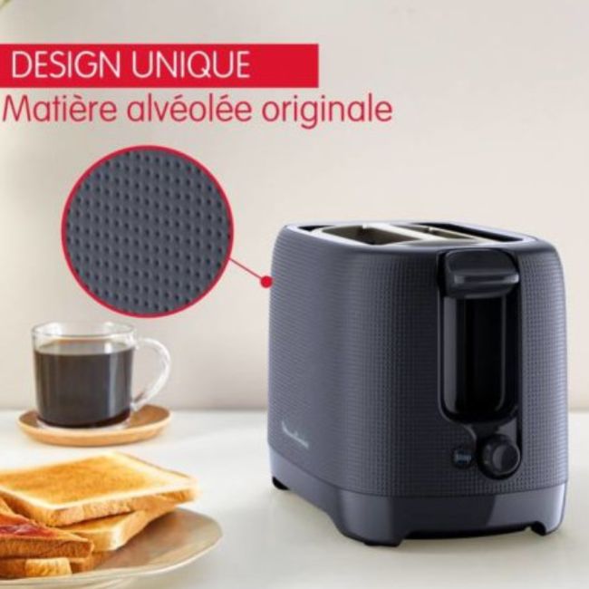 TOASTER MORNING 2F XL 850W NOIR MOULINEX