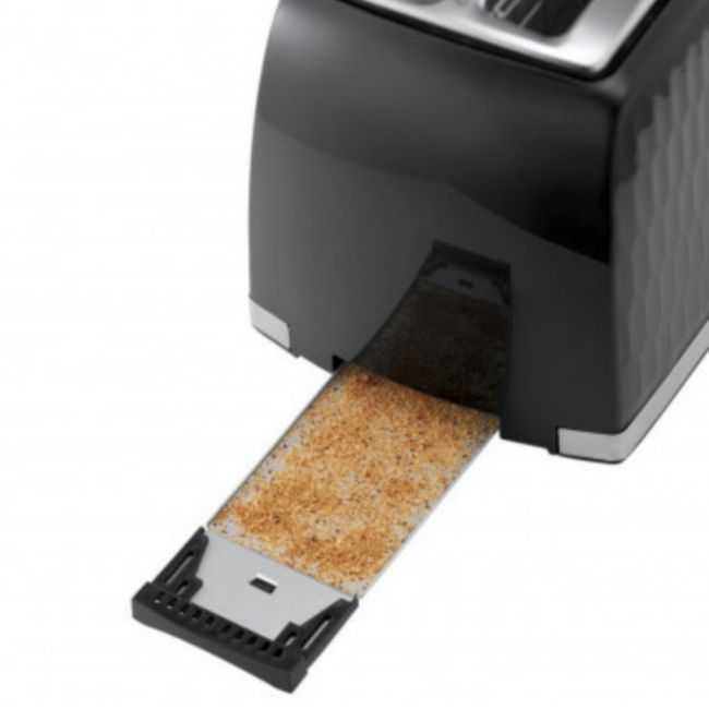 TOASTER HONEYCOMB 2 SLICE NOIRE RUSSELL HOBBS