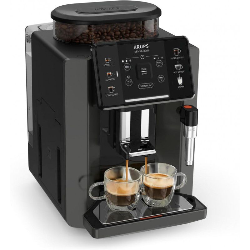 ESPRESSO SENSATION ROMA COAL/BLK A GRAIN KRUPS
