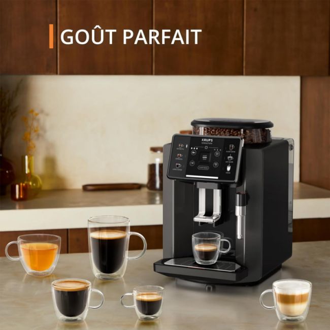 ESPRESSO SENSATION ROMA COAL/BLK A GRAIN KRUPS