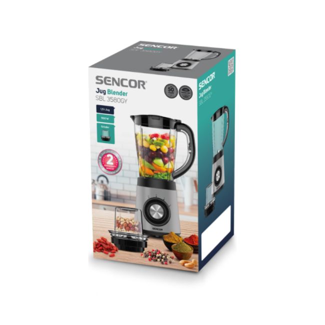 BLENDER 1.5L 500W SILVER SENCOR