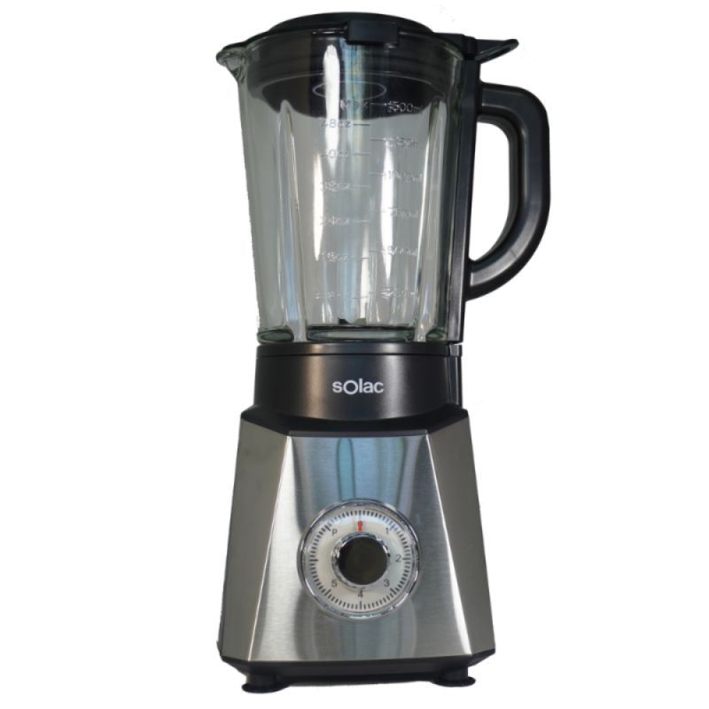 BLENDER TIGER 1200 W NOIR/INOX BOL EN VERRE 8433766160060 SOLAC