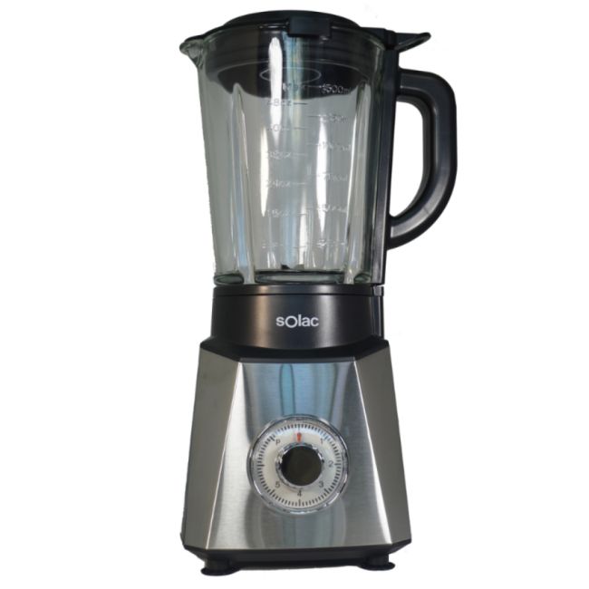 BLENDER TIGER 1200 W NOIR/INOX BOL EN VERRE 8433766160060 SOLAC