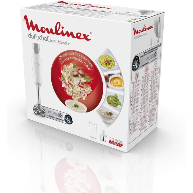 MIXEUR PLONGEANT DAILY CHEF 600W BLANC  MOULINEX