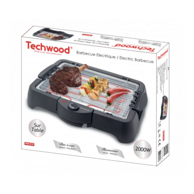 BARBECUE ELECTRIQUE AVEC THERMOSTAT TECHWOOD