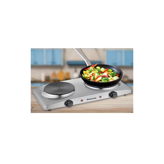 PLAQUE ELECTRIQUE VOLCANO DUO INOX 8414234174055 TAURUS