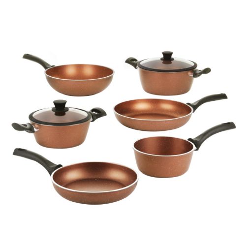 BATTERIE DE CUISINE 8 PCES FORGIA/BRONZE 8059976167134 TAURUS