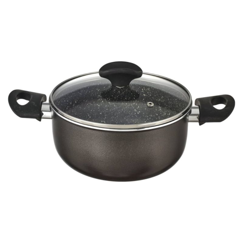 CASSEROLE 4Lt+galss lid D 28cm-Range 60 RAVELLI