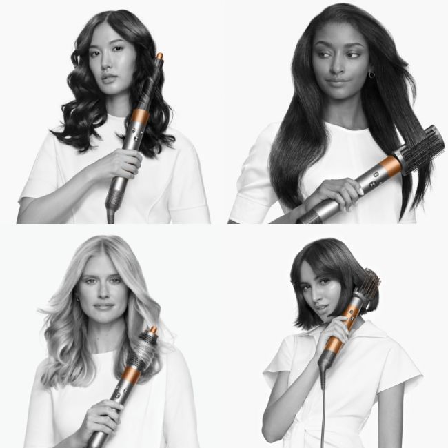 SECHE CHEVEUX HS05 AIRWRAP LONG COPPER NICKEL DYSON