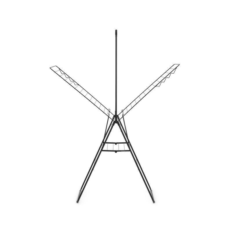 SECHOIR HangOn 25m PORTANT A CINTRES MATT BLACK BRABANTIA